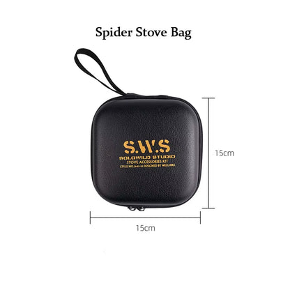 Spider Stove Black Spider Folding Card Stove Camping Tableware Camping Kitchenware Camping Barbecue Stove Gas Stove