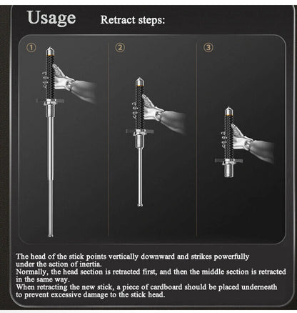 26" Automatic Expandable Trekking Pole – Lightweight & Durable