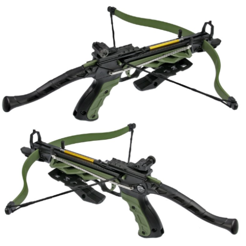 80lb Self Cocking CrossBow With Forearm Grip Olive for hunting