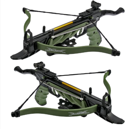 80lb Self Cocking CrossBow With Forearm Grip Olive for hunting