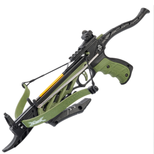 80lb Self Cocking CrossBow With Forearm Grip Olive for hunting