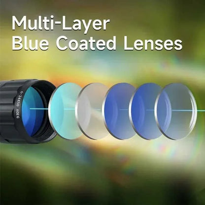 Tactical 6-24x50 AOEG Rifle Scope with Red & Green Dot Laser