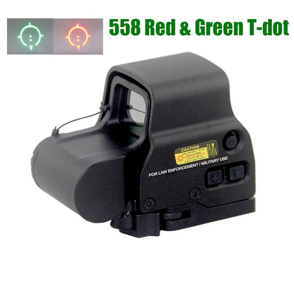 G43 Dot combination 558 G33X Sight Magnifier Collimator Sights Reflex with 20mm Holographic Scope Red Illuminated