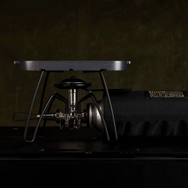 Spider Stove Black Spider Folding Card Stove Camping Tableware Camping Kitchenware Camping Barbecue Stove Gas Stove